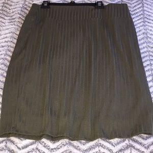 Ribbed Midi Skirt